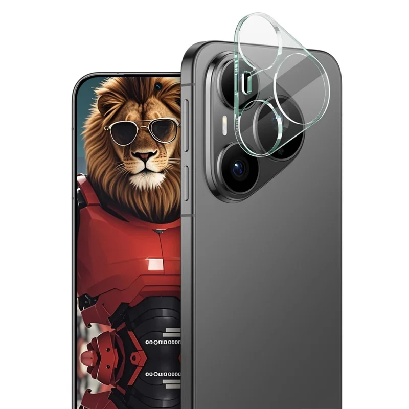 IMAK For Huawei Pura 90s Pro 5G / Pura 90 Pro Tempered Glass Full Cover Camera Lens Protector + Acrylic Lens Cap - Transparent