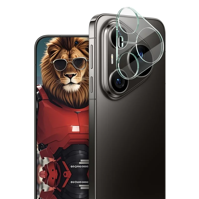 IMAK For Huawei Pura 90s Pro Max 5G / Pura 90 Pro Max Tempered Glass Full Cover Camera Lens Protector + Acrylic Lens Cap - Transparent