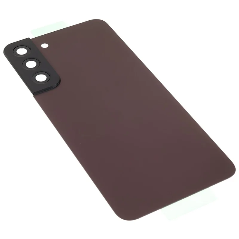 For Samsung Galaxy S22+ 5G S906 Battery Housing with Adhesive Sticker + Camera Lens Cover - Burgundy