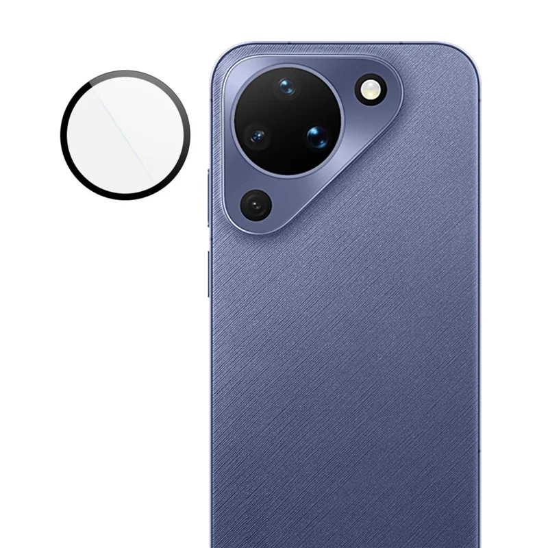 IMAK For Huawei Pura 90 Tempered Glass Camera Lens Protector with Self Positioning Frame (Complete Covering) - Transparent