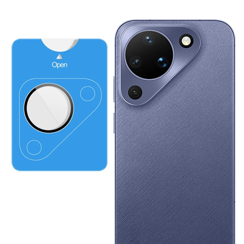 IMAK For Huawei Pura 90 Tempered Glass Camera Lens Protector with Self Positioning Frame (Complete Covering) - Transparent