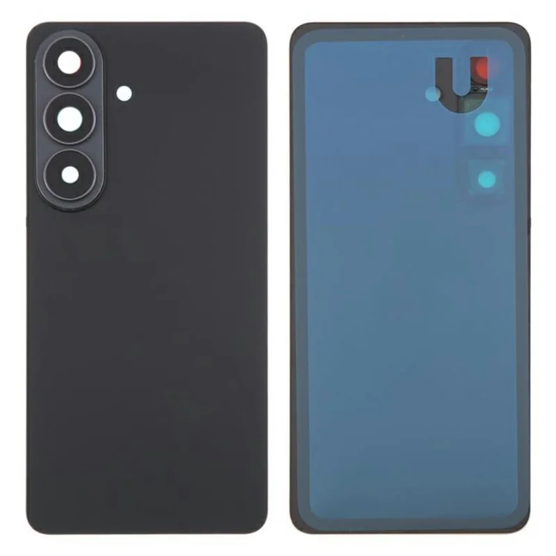 Carcasa de batería para Samsung Galaxy S26 SM-S942B con tapa de lente de cámara (sin logotipo) - Negro