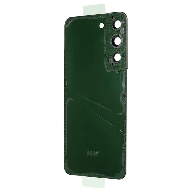 Для Samsung Galaxy S22 5G S901 Аккумулятор Корпус с Клейкой Наклейкой + Крышка Камеры Линзы - Черный