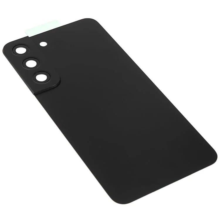 Для Samsung Galaxy S22 5G S901 Аккумулятор Корпус с Клейкой Наклейкой + Крышка Камеры Линзы - Черный