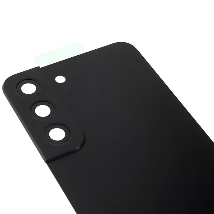 Для Samsung Galaxy S22 5G S901 Аккумулятор Корпус с Клейкой Наклейкой + Крышка Камеры Линзы - Черный