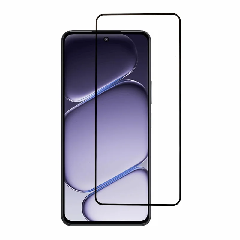 Защитная пленка для OnePlus Nord CE6 Lite 5G, защитное стекло с шелкографией, полный клей, HD прозрачная пленка - черная