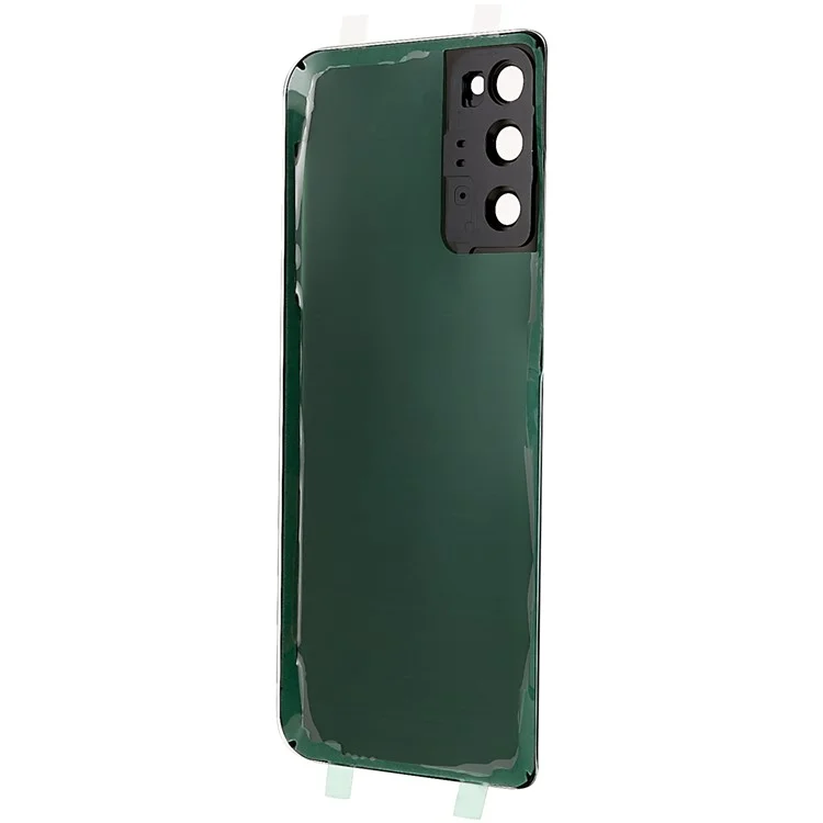 For Samsung Galaxy S20 4G G980 / S20 5G G981 Battery Housing with Adhesive Sticker + Camera Lens Cover - Black