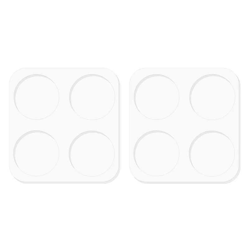 2Pcs For Motorola Edge 70 Pro 5G Full Coverage Camera Lens Protector 3D Arc Edge Anti-Scratch Tempered Glass Lens Film - Transparent