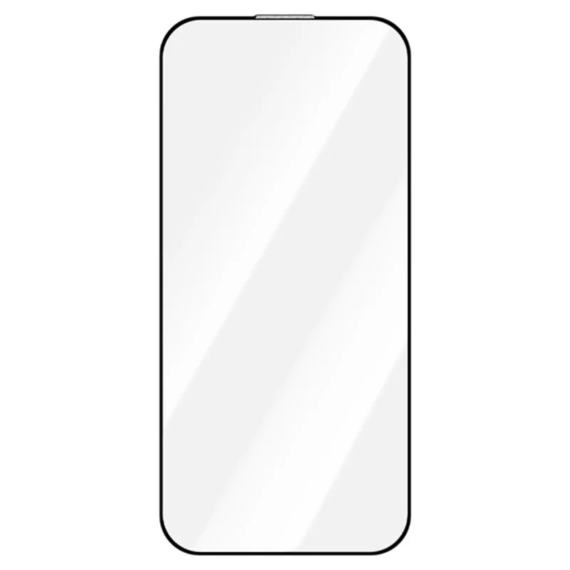 ZGA For iPhone 17 Pro Screen Protector Anti-static High Aluminum-Silicon Glass HD Film - Transparent with Black Edge