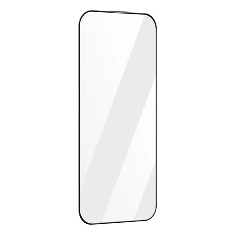 ZGA For iPhone 17 Pro Screen Protector Anti-static High Aluminum-Silicon Glass HD Film - Transparent with Black Edge