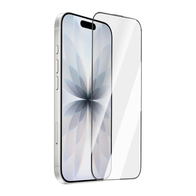 ZGA For iPhone Air Screen Protector Anti-static High Aluminum-Silicon Glass HD Film - Transparent with Black Edge