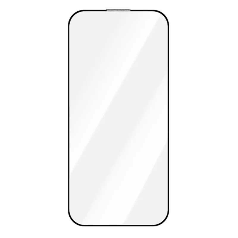 ZGA For iPhone Air Screen Protector Anti-static High Aluminum-Silicon Glass HD Film - Transparent with Black Edge