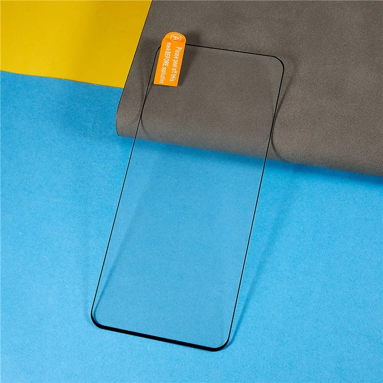 Para Realme 10 Pro 5G Full Glue Black Edge Silk Printing Tempered Glass Screen Protector Ultra Clear Full Coverage Film
