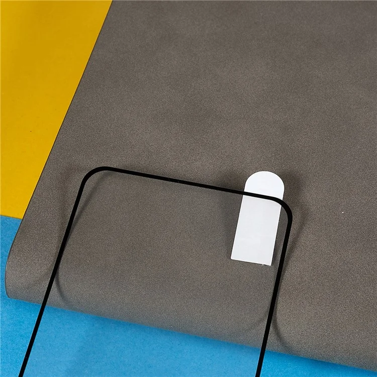 Per Samsung Galaxy A54 5G Protezione Schermo in Vetro Temperato Nero Bordo Stampa Seta HD Trasparente Colla Completa Schermo Intero