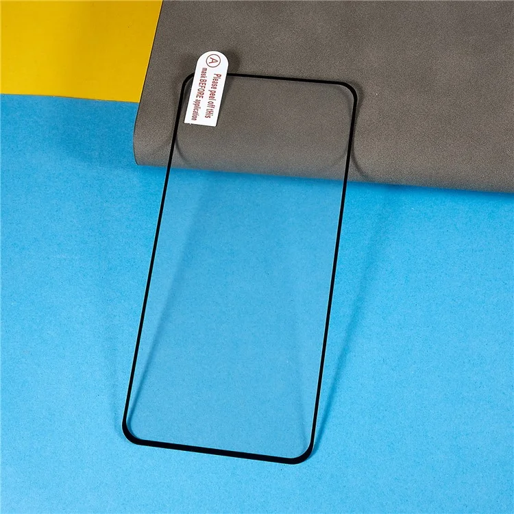 Per Samsung Galaxy A54 5G Protezione Schermo in Vetro Temperato Nero Bordo Stampa Seta HD Trasparente Colla Completa Schermo Intero