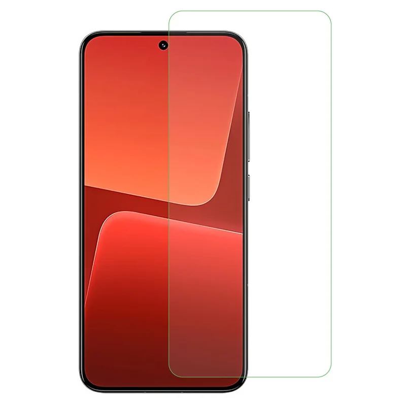 Para Xiaomi 13 5G Protector de pantalla de alta transparencia 0.25mm Borde de arco Resistente a los arañazos Película de vidrio templado para pantalla
