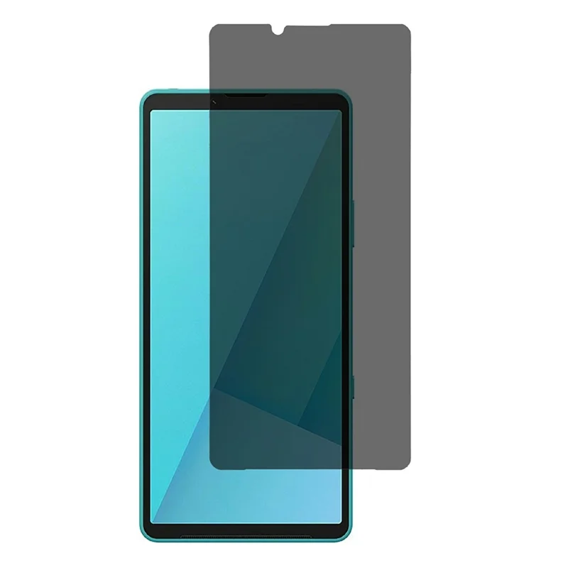 For Sony Xperia 1 VIII Privacy Screen Protector 180-Degree Anti-Spy Tempered Glass Full Coverage Film - Black