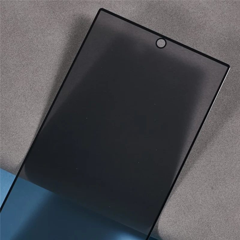 Voor Samsung Galaxy Z Fold8 Privacy Screen Protector Silk Printing Full Glue Gehard Glas Folie (Buitenscherm) - Zwart