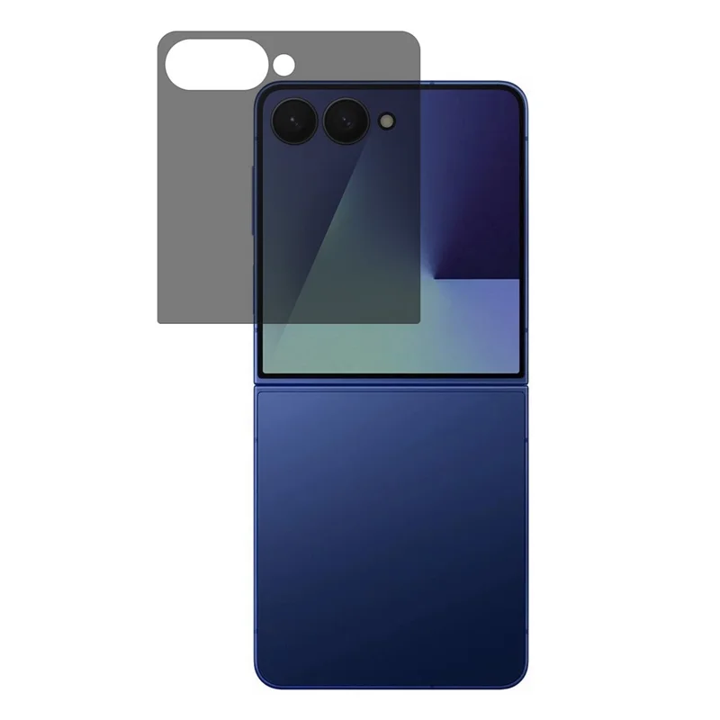 Protector de Pantalla de Privacidad para Samsung Galaxy Z Flip8 Película Hidrogel Exterior de TPU + PET