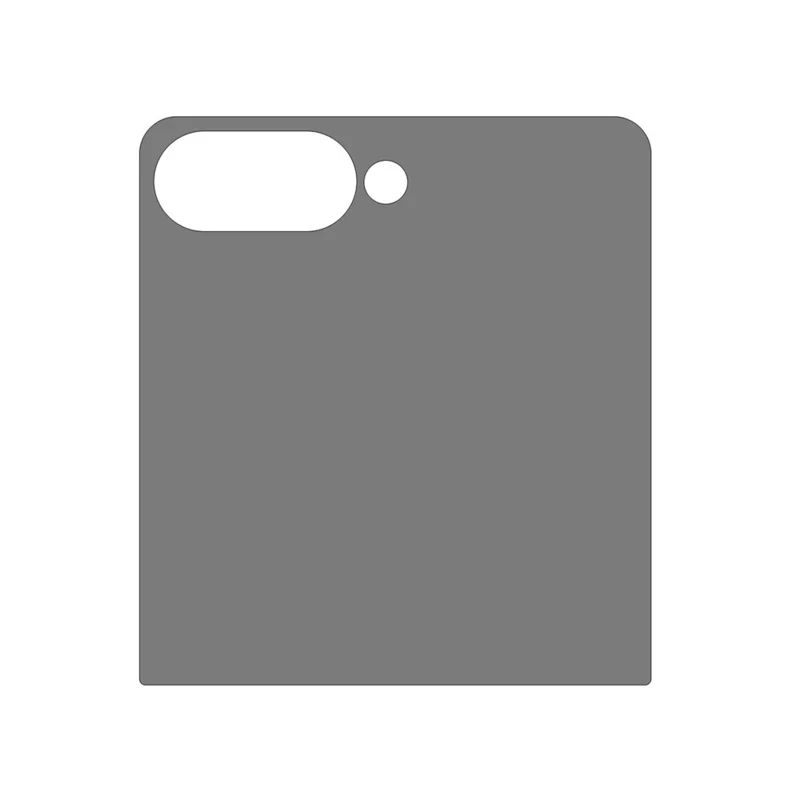 Protector de Pantalla de Privacidad para Samsung Galaxy Z Flip8 Película Hidrogel Exterior de TPU + PET
