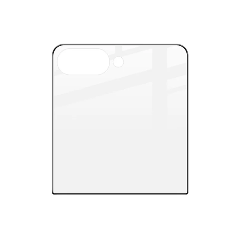 Protector de pantalla para Samsung Galaxy Z Flip8, vidrio templado con impresión de seda, película con adhesivo completo (pantalla exterior)
