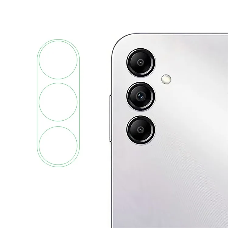 Для Samsung Galaxy A14 5G / A14 4G Anti-Scratch Camera Lens Protector Tempered Glass Clear Anti-Dust Rear Lens Guard Film