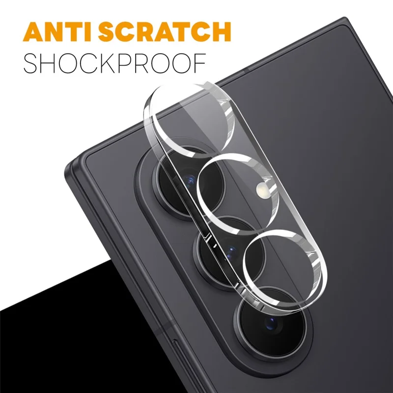 NORTHJO 2 Unidades para Samsung Galaxy Z Fold8 Protector de Lente de Vidrio Templado Transparente 3D de Cobertura Completa Integrada - Transparente