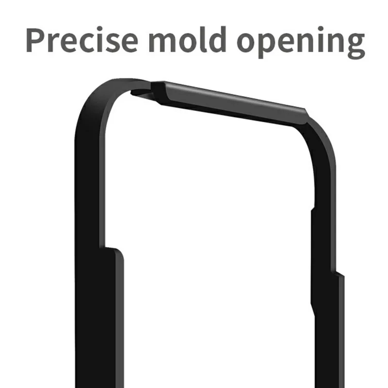 AMORUS TG8001 Para iPhone 18 Pro Max 0.33mm Protector de Pantalla Completa Borde Curvo 2.5D 9H Película de Cristal Templado con Marco de Alineación - Transparente