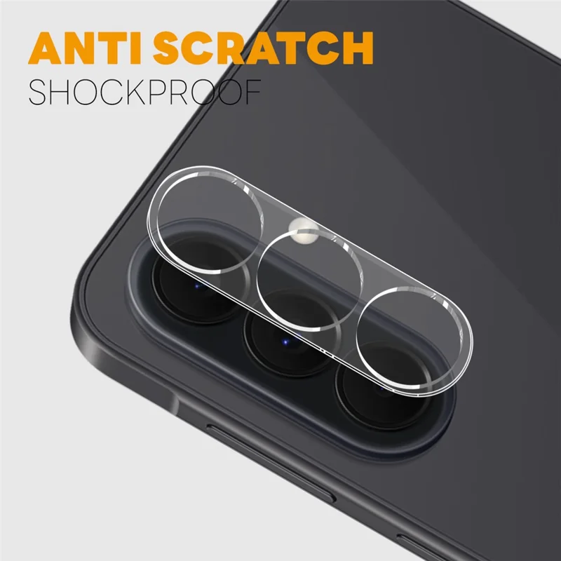 NORTHJO Ochrona Obiektywu Aparatu Dla Samsung Galaxy S26 FE Szkło Hartowane HD Przezroczyste Pełne Zakrycie 3D - Przezroczyste