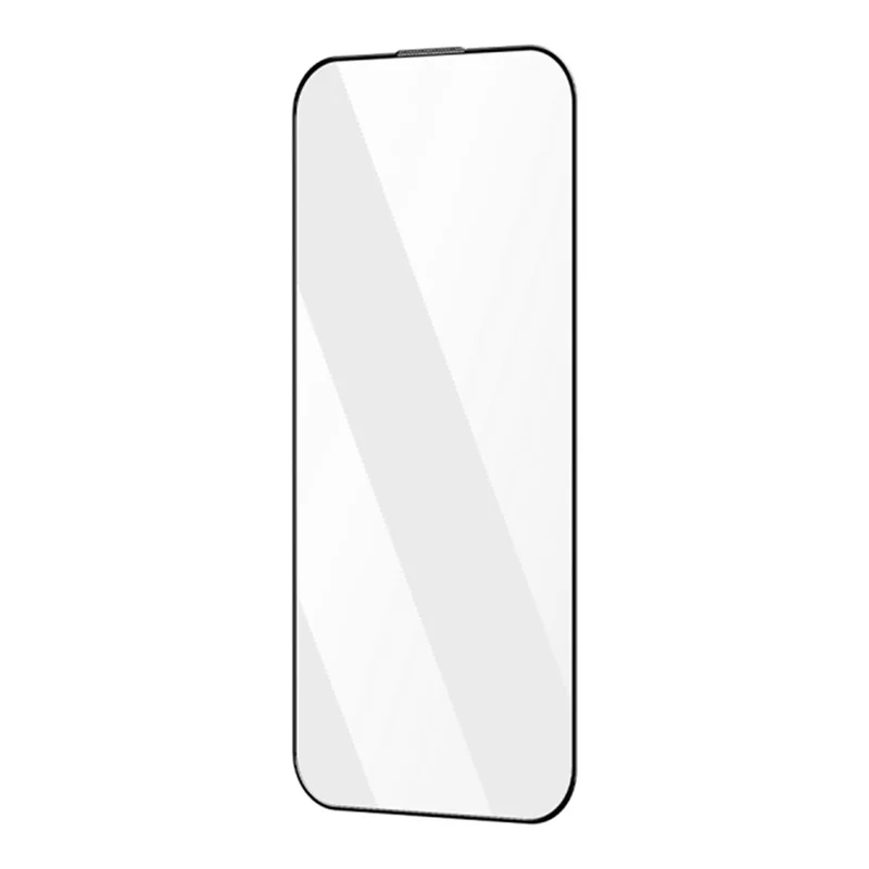 ZGA for iPhone Air Screen Protector 3D Full Coverage HD High Aluminum-silicon Glass Film with Dust-Free Installation Tool - Transparent with Black Edge