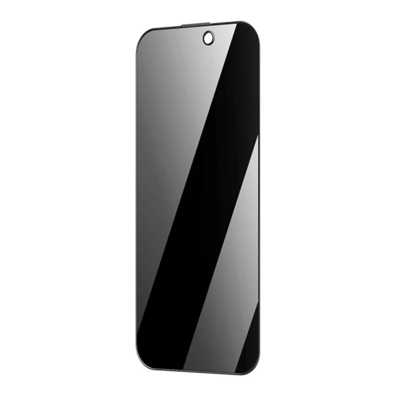 ZGA voor iPhone 17 Pro Max Anti-spionage Screen Protector 3D Volledige Dekking Antistatisch Hoog Aluminium-Silicium Glas Film - Zwart
