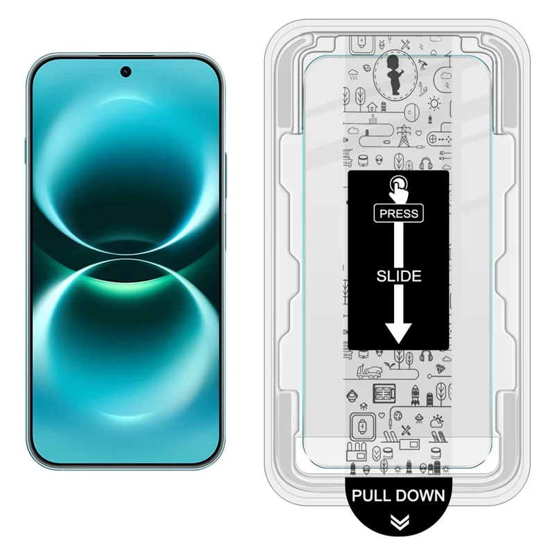 IMAK H Series For Huawei nova 15 Max Tempered Glass Screen Protector Film with Dust-free Installation Tool - Transparent
