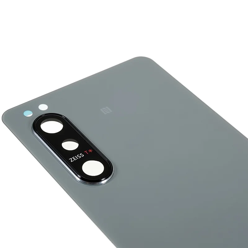For Sony Xperia 5 II OEM Battery Housing with Adhesive Sticker + Camera Lens Cover - Grey