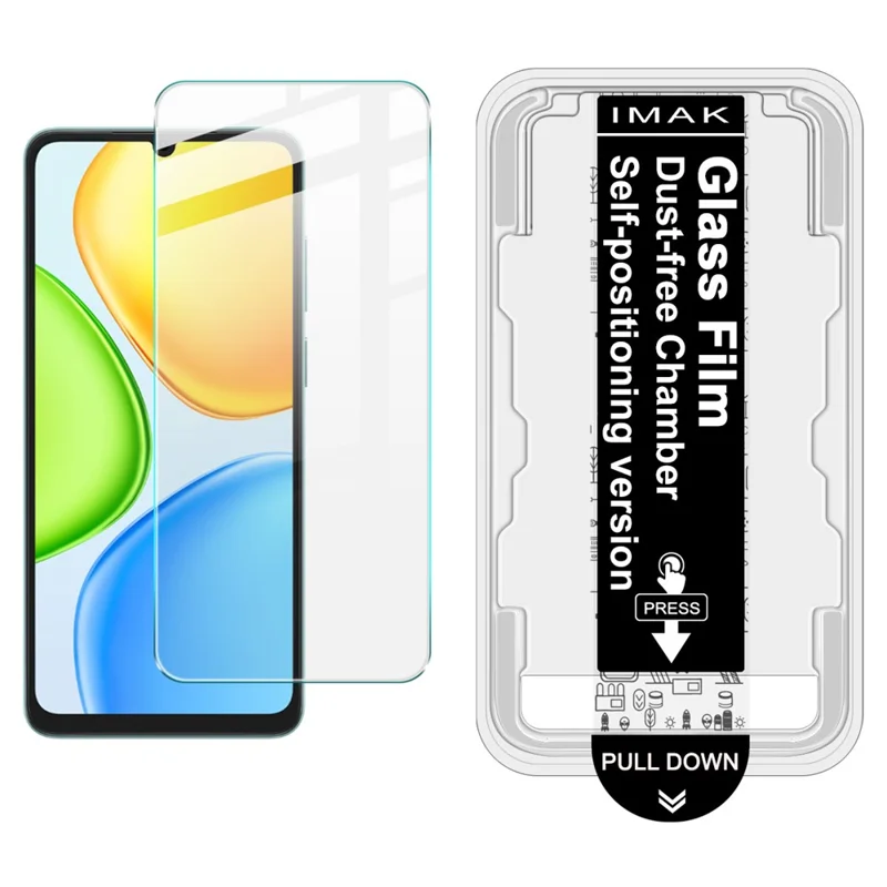 IMAK H Series For Honor Play 80 5G Tempered Glass Screen Protector Film with Dust-free Installation Tool - Transparent