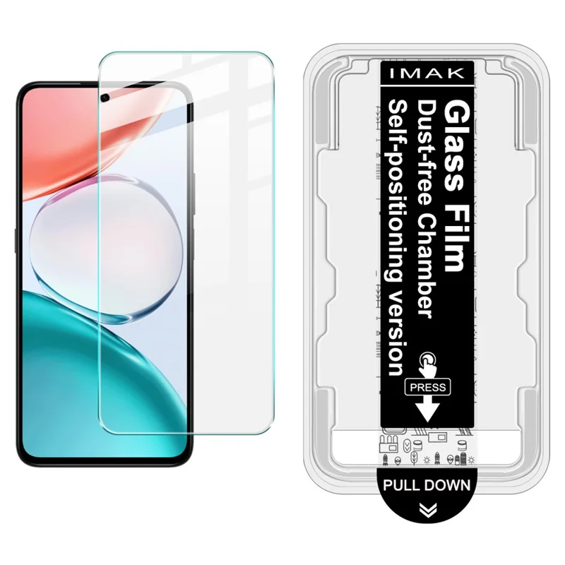 IMAK H Series For Honor Play 80 Pro 5G Tempered Glass Screen Protector Film with Dust-free Installation Tool - Transparent