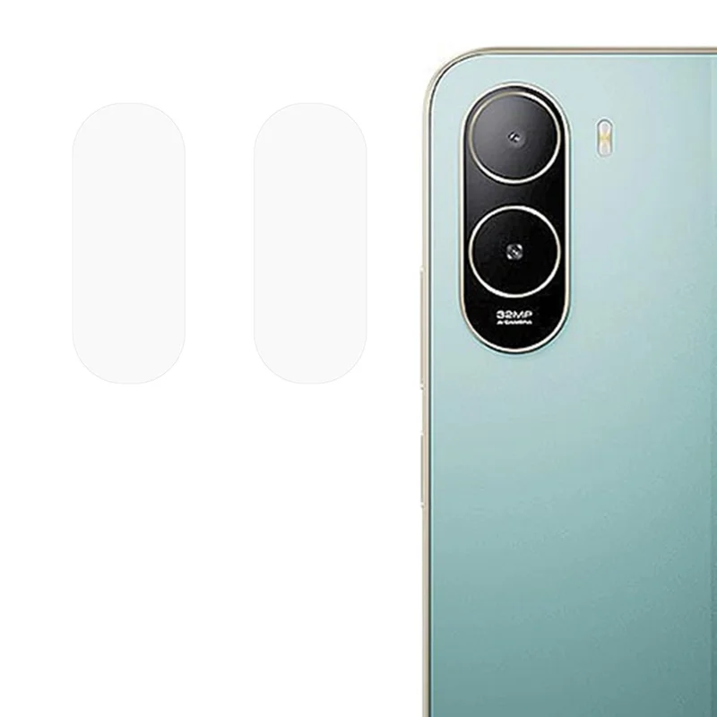 2PCS For Xiaomi Poco C85x 5G / Poco C81 Pro 4G Camera Lens Protector 2.5D Tempered Glass Lens Film - Transparent