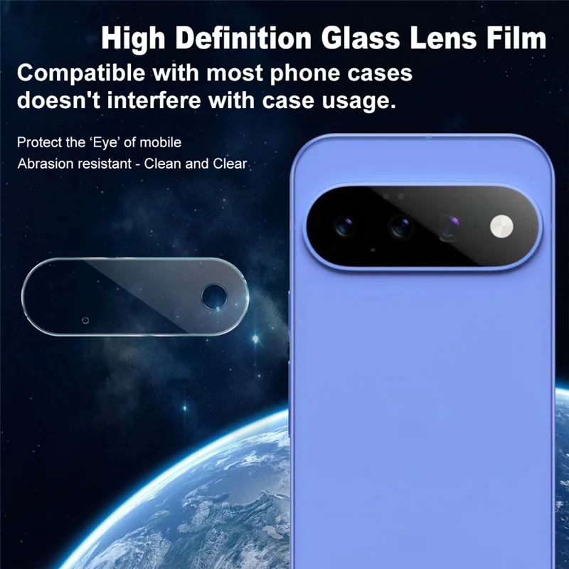 IMAK Protector de Lente de Cámara para Google Pixel 11 Protector de Lente de Vidrio Templado Delgado - Película de Lente Transparente de Cobertura Completa