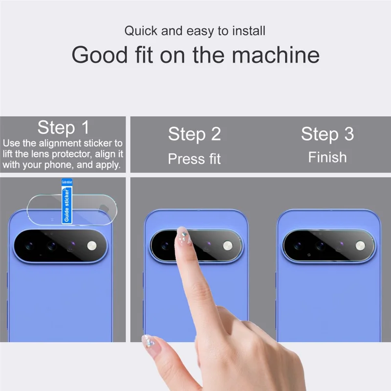 IMAK Protector de Lente de Cámara para Google Pixel 11 Protector de Lente de Vidrio Templado Delgado - Película de Lente Transparente de Cobertura Completa