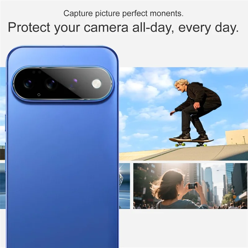 IMAK för Google Pixel 11 Pro XL Kameraobjektivskydd Tunt Härdat Glas Heltäckande Objektivfilm - Transparent