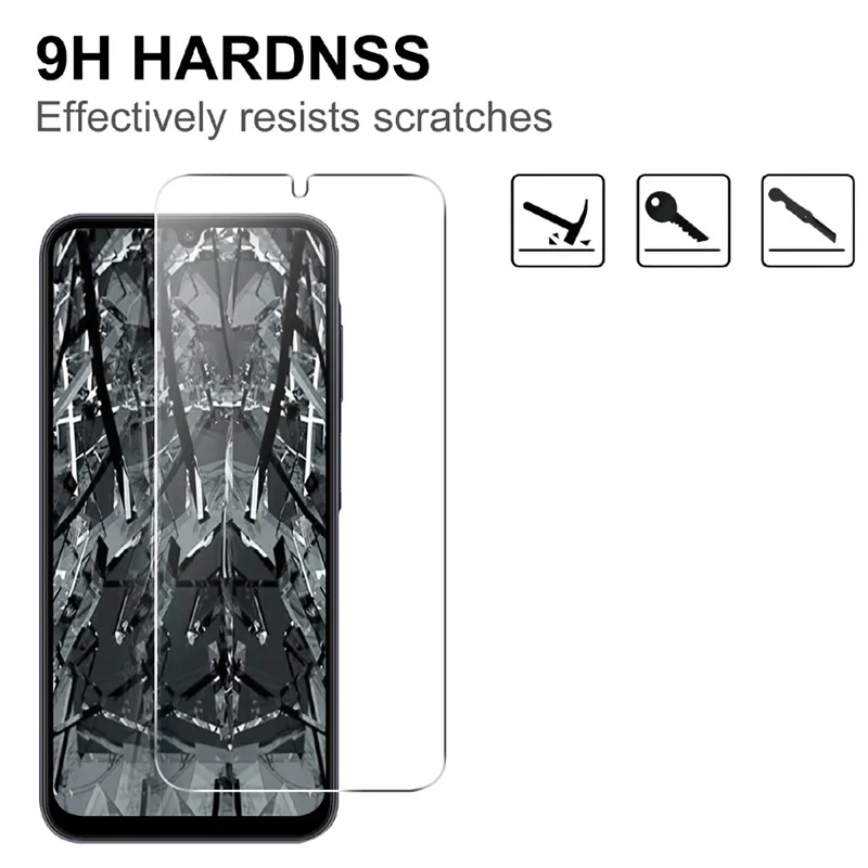 Защитная пленка для Samsung Galaxy S26 FE, закаленное стекло HD 2.5D (неполное покрытие) — прозрачное