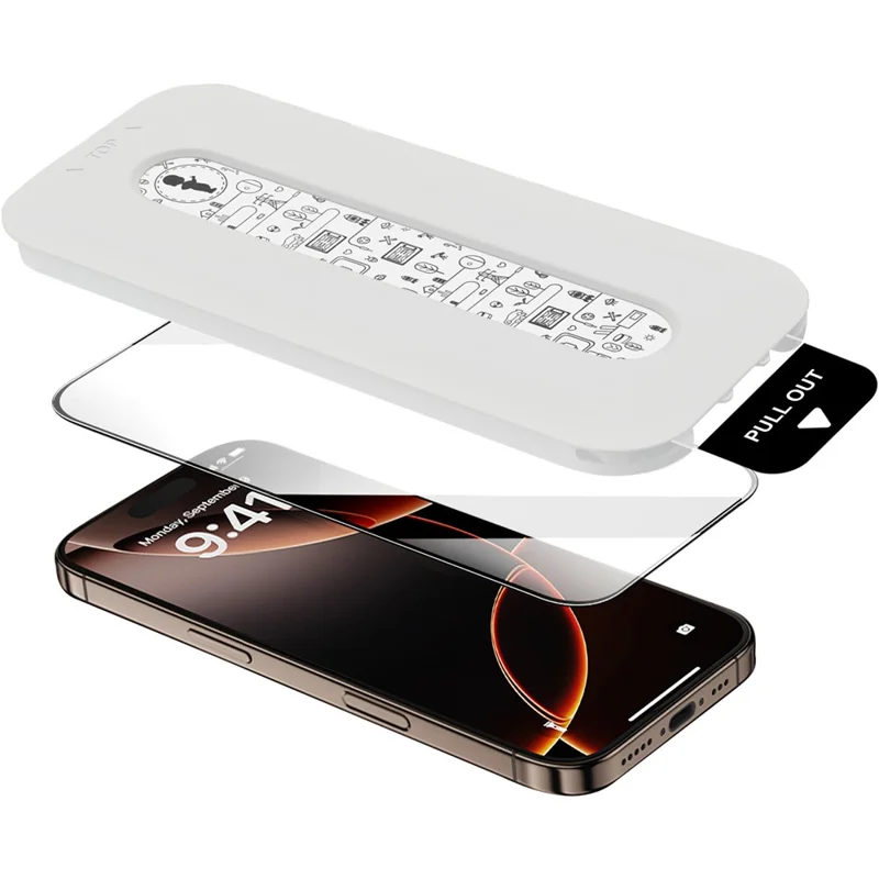 IMAK 3 stk til Samsung Galaxy A37 5G, Hårdnet Glas Skærm Beskytter, Fuld Laminering Film med Støvfrid Installationsværktøj - Sort
