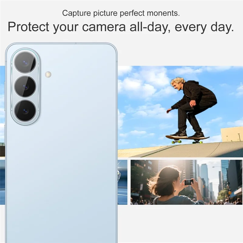 IMAK Protector de Lente para Cámara para Samsung Galaxy S26 FE Protector de Vidrio Templado Delgado para Lente - Transparente