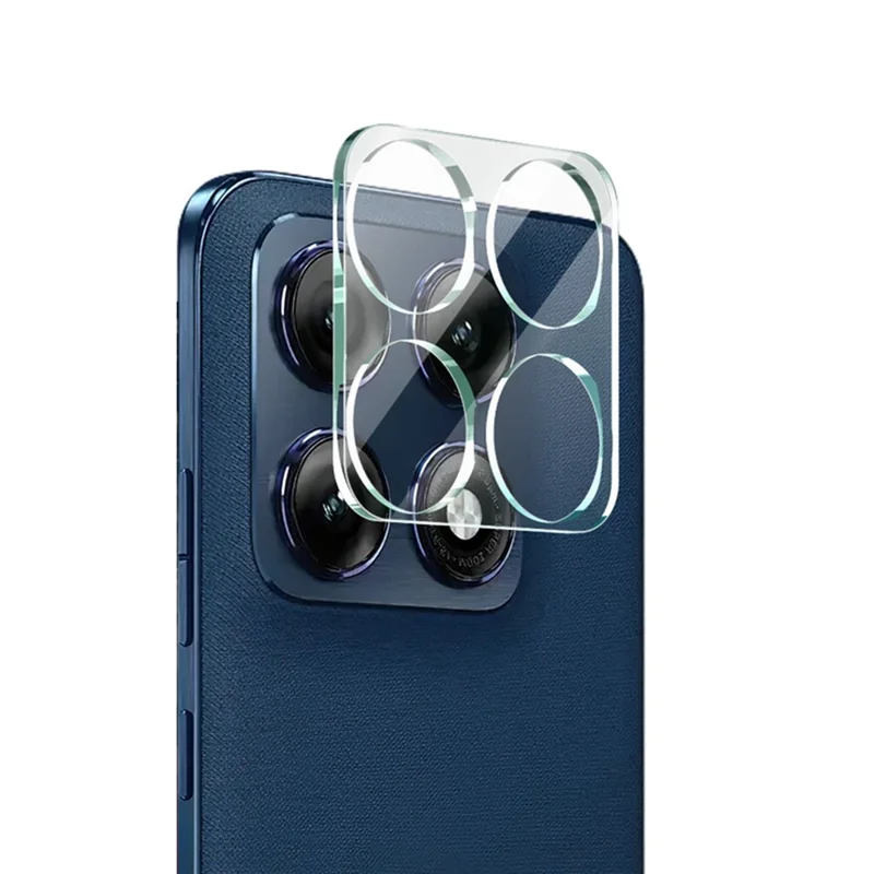 IMAK per Motorola Edge 70 Pro 5G Protezione per Obiettivo Posteriore in Vetro Temperato con Coperchio Obiettivo in Acrilico - Trasparente