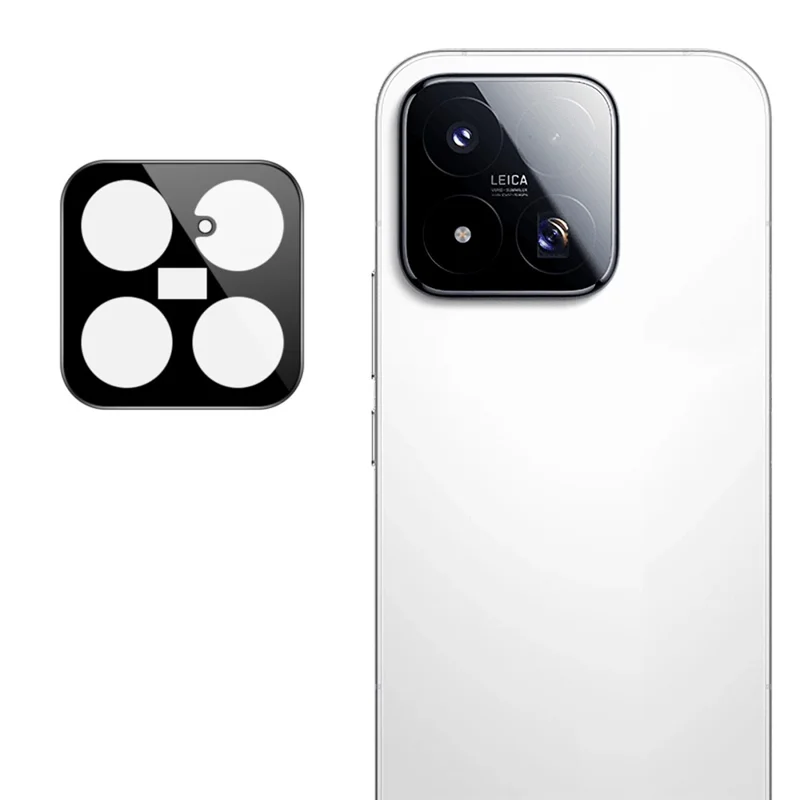 IMAK For Xiaomi 17 Max Tempered Glass Full Cover Camera Lens Protector with Self Positioning Frame - Black