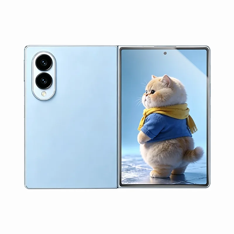 RURIHAI Für Samsung Galaxy Z Fold 8 Weitbild-Schutzfolie aus hochwertigem Aluminium-Silizium-Glas