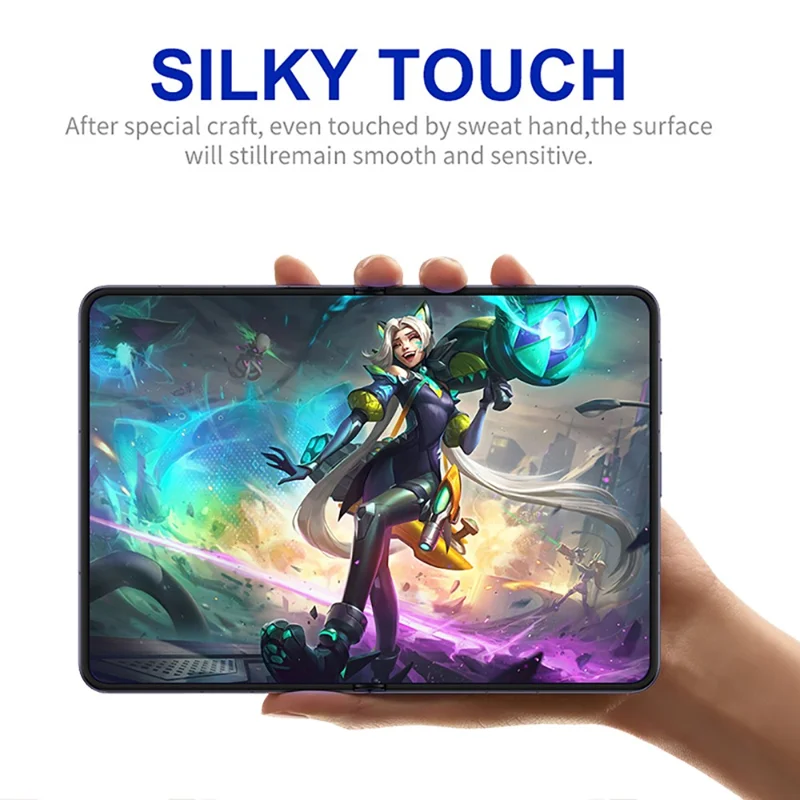 RURIHAI Für Samsung Galaxy Z Fold 8 Weitbild-Schutzfolie aus hochwertigem Aluminium-Silizium-Glas