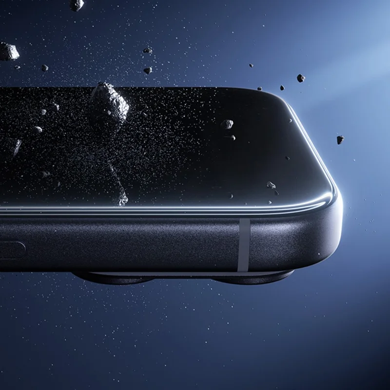 BENKS voor iPhone 17 Pro Screen Protector Lithium Aluminium-silicon Glas 3D Hot Bending Eye-Friendly AR Anti-Reflecterend Film