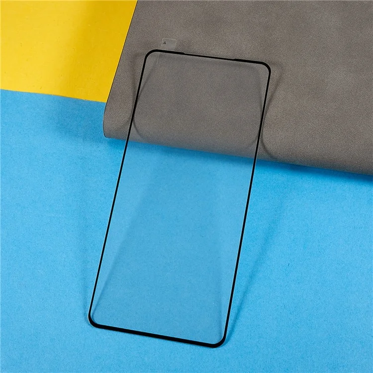 Pour Motorola Moto G62 5G Silk Printing Full Glue Tempered Glass Film, Anti-explosion HD Clear Full Screen Protector