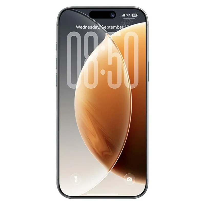 BENKS til iPhone 17 Pro skærmbeskytter modscratch Lithium aluminium-silicium Glas Øjenvenlig HD Film