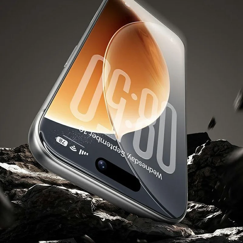 BENKS til iPhone 17 Pro skærmbeskytter modscratch Lithium aluminium-silicium Glas Øjenvenlig HD Film